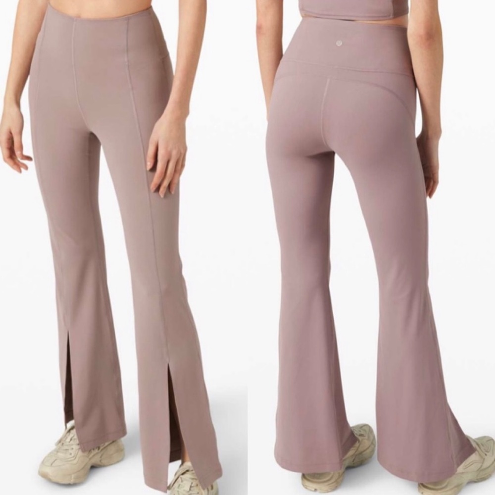 lululemon athletica Mauve Boot Cut Flare Pants